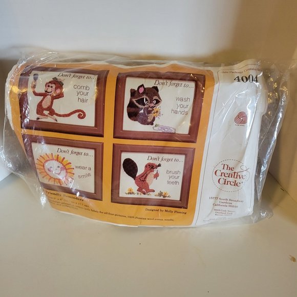 Vintage The Creative Circle #4004 Molly Fleming Friendly Reminders Craft… - Picture 1 of 6